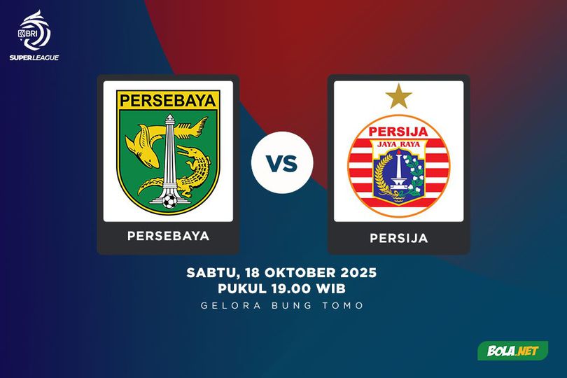 Prediksi BRI Super League: Persebaya Surabaya vs Persija Jakarta 18 Oktober 2025